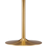 Elke 40" Dining Table in Gold White