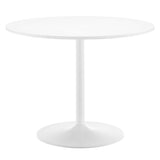 Elke 40" Dining Table in White White