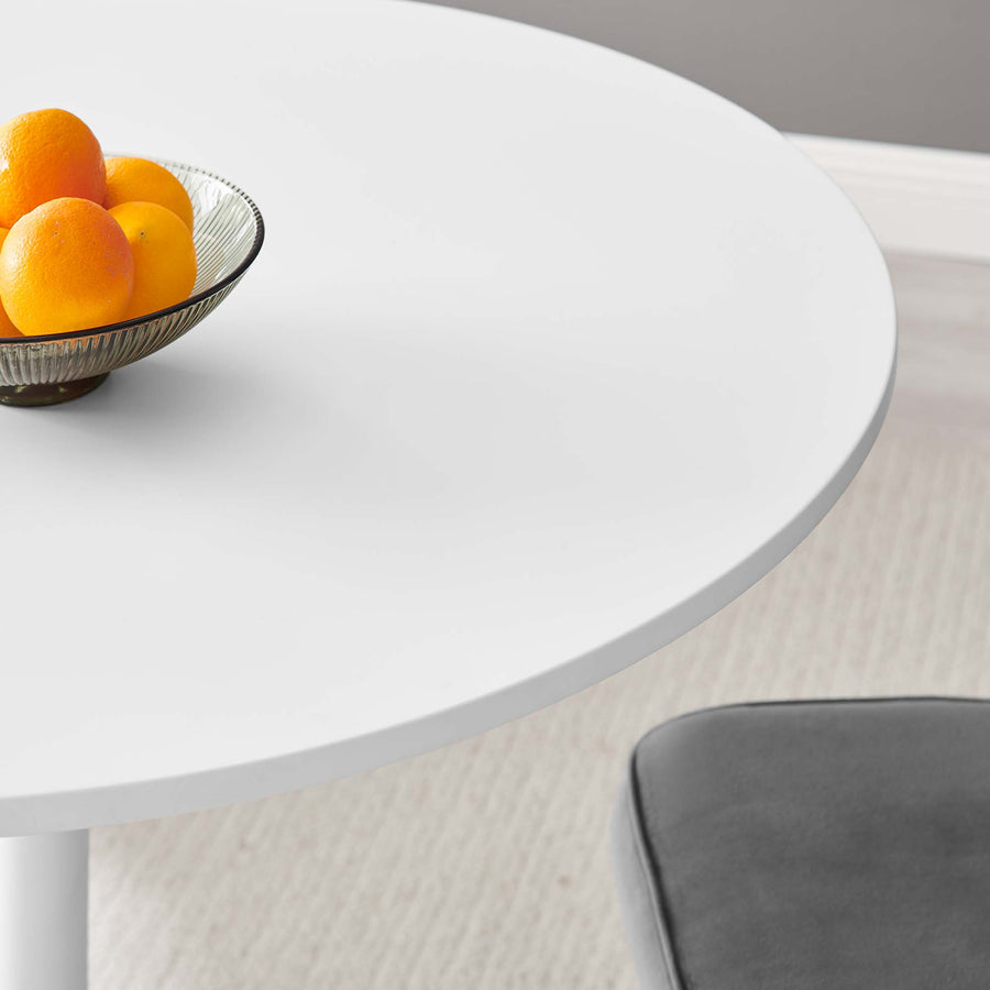 Elke 40" Dining Table in White White
