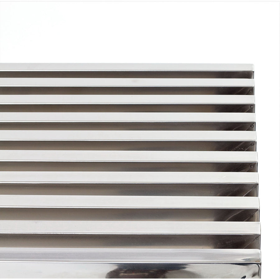 Fenn Medium Stainless Steel Bench in Silver
