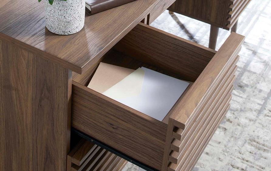 Vera Office Desk in Walnut