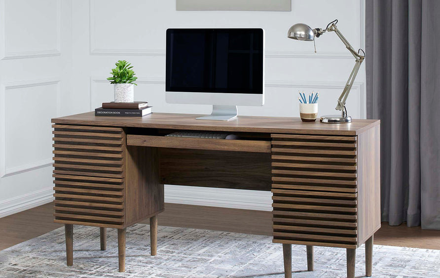 Vera Office Desk in Walnut