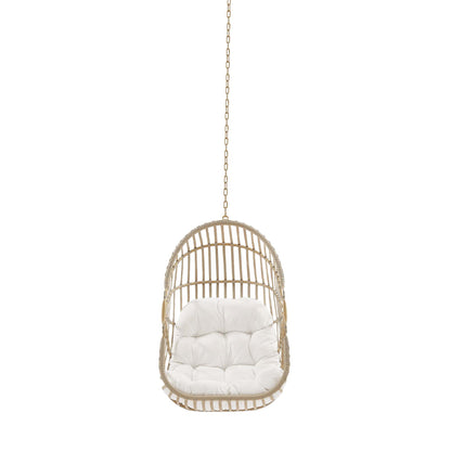 Amalie Wicker Rattan Outdoor Patio Rattan Swing Chair without Stand by Furniture for America