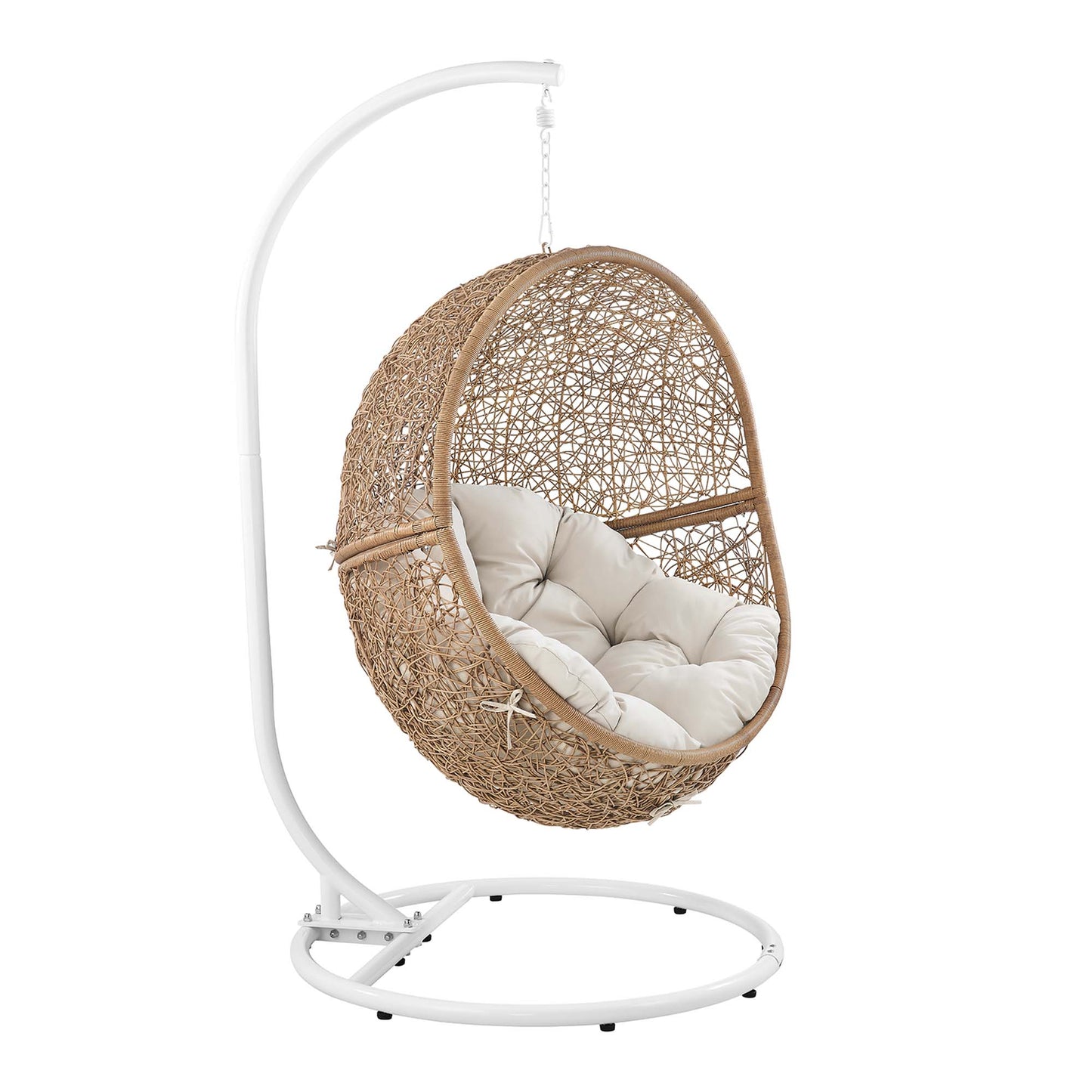 Encase Outdoor Patio Rattan Swing Chair by Furniture for America
