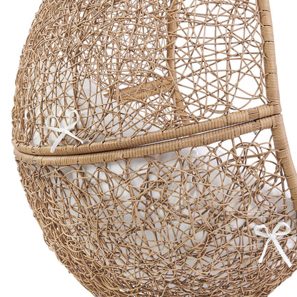 Encase Outdoor Patio Rattan Swing Chair by Furniture for America