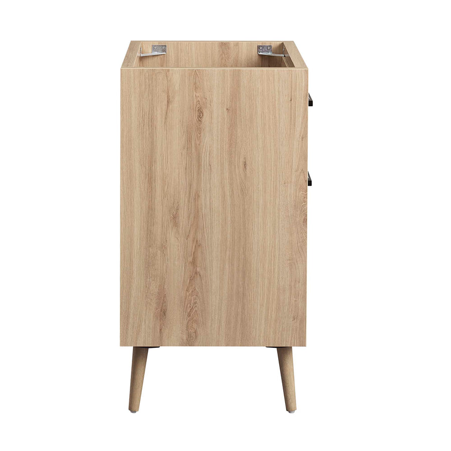 Crest 24" Bathroom Vanity Cabinet Sink Basin Not Included in Oak White