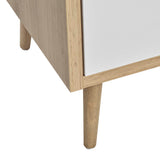 Crest 24" Bathroom Vanity Cabinet Sink Basin Not Included in Oak White