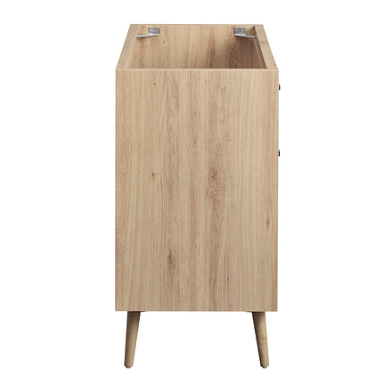 Maverick 36" Bathroom Vanity Cabinet Sink Basin Not Included in Oak White
