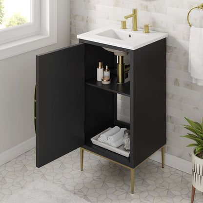 Awaken 18" Bathroom Vanity by Furniture For America