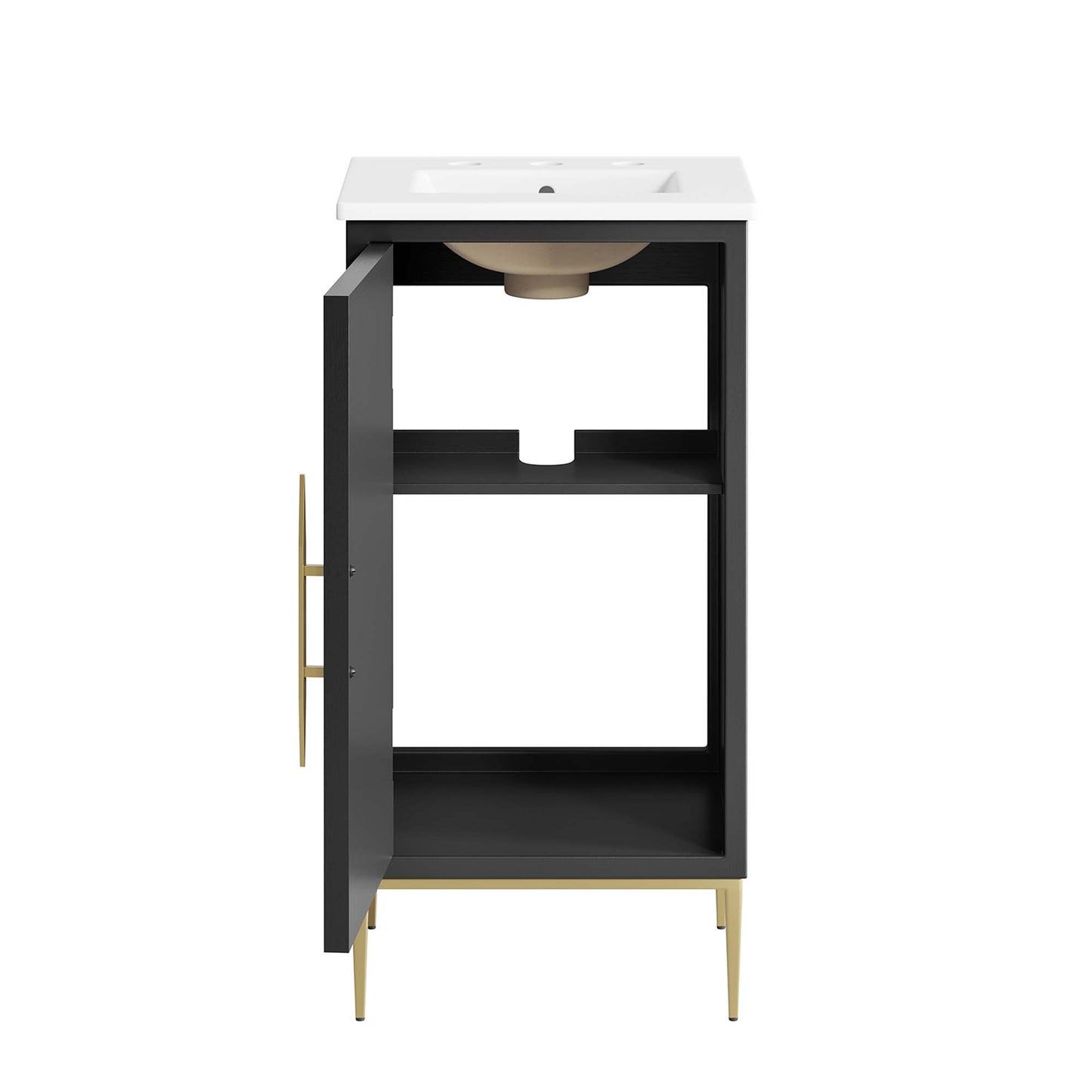 Awaken 18" Bathroom Vanity by Furniture For America
