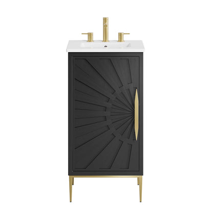 Awaken 18" Bathroom Vanity by Furniture For America