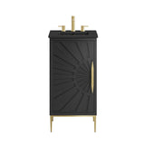 Briar 18" Bathroom Vanity in Black Black