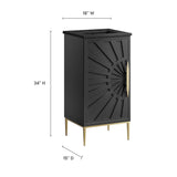 Briar 18" Bathroom Vanity in Black Black