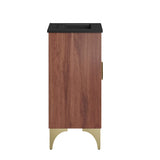 Ridge 18" Bathroom Vanity in Black Walnut