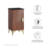 Ridge 18" Bathroom Vanity in Black Walnut