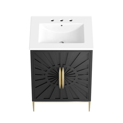 Awaken 24" Bathroom Vanity by Furniture For America