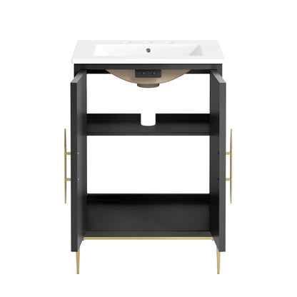 Awaken 24" Bathroom Vanity by Furniture For America