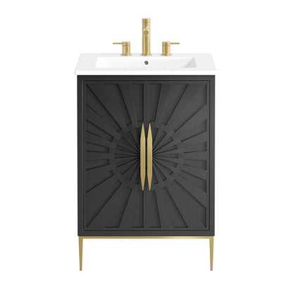 Awaken 24" Bathroom Vanity by Furniture For America