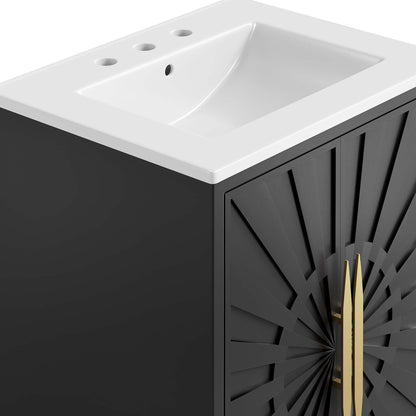 Awaken 24" Bathroom Vanity by Furniture For America