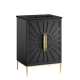 Briar 24" Bathroom Vanity in Black Black