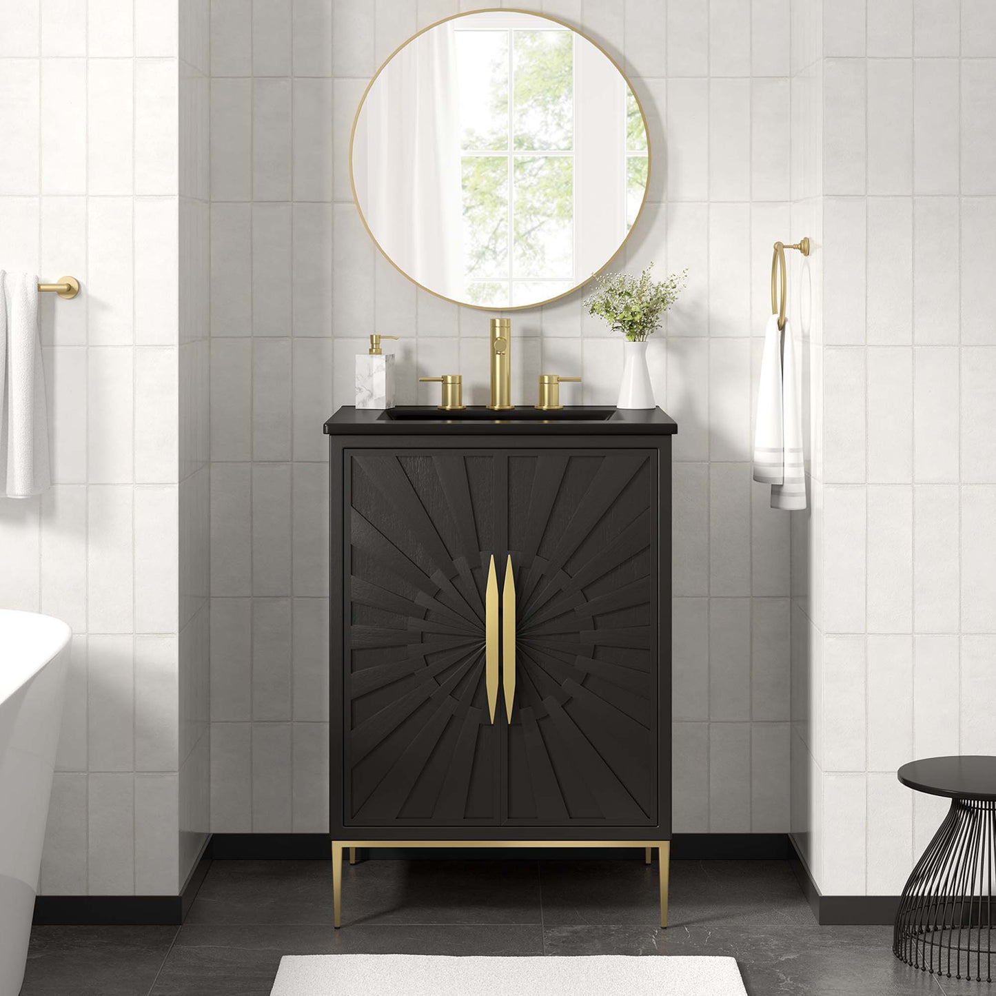 Awaken 24" Bathroom Vanity by Furniture For America