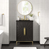 Briar 24" Bathroom Vanity in Black Black