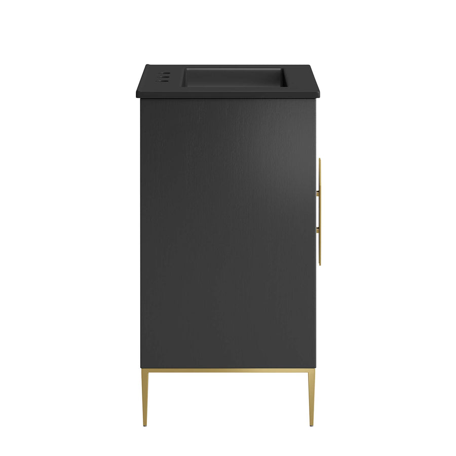 Briar 24" Bathroom Vanity in Black Black