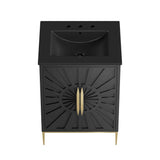 Briar 24" Bathroom Vanity in Black Black