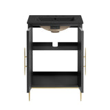 Briar 24" Bathroom Vanity in Black Black