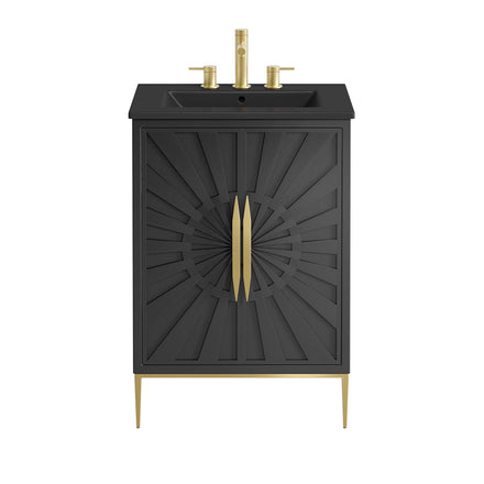 Awaken 24" Bathroom Vanity in Black Black