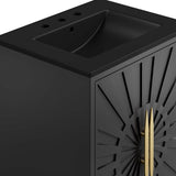 Briar 24" Bathroom Vanity in Black Black