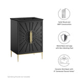Briar 24" Bathroom Vanity in Black Black