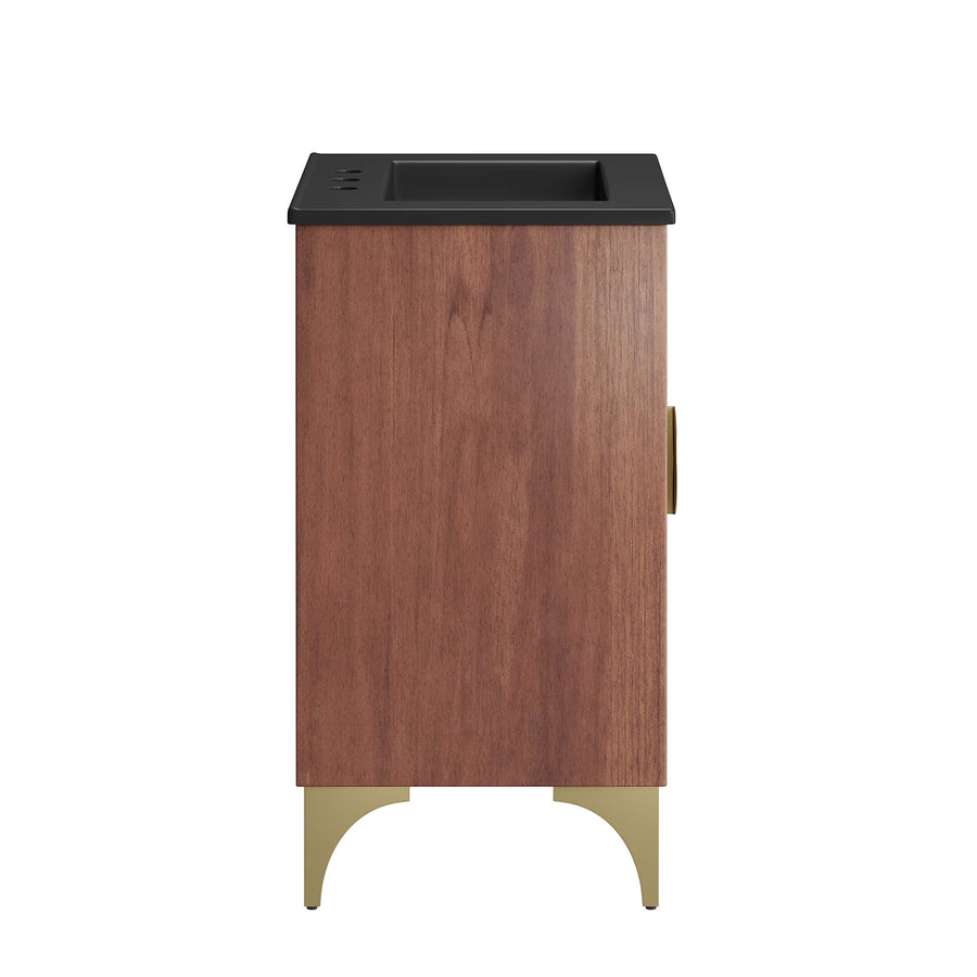 Ridge 24" Bathroom Vanity in Black Walnut
