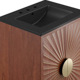 Ridge 24" Bathroom Vanity in Black Walnut