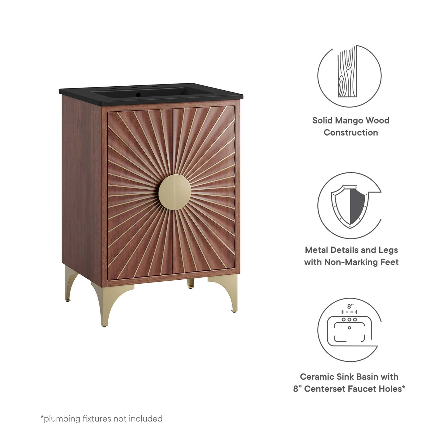 Daylight 24" Bathroom Vanity by Furniture For America