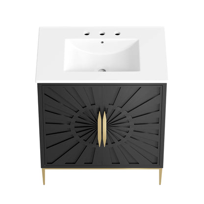 Awaken 30" Bathroom Vanity by Furniture For America