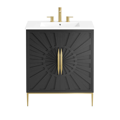 Awaken 30" Bathroom Vanity by Furniture For America