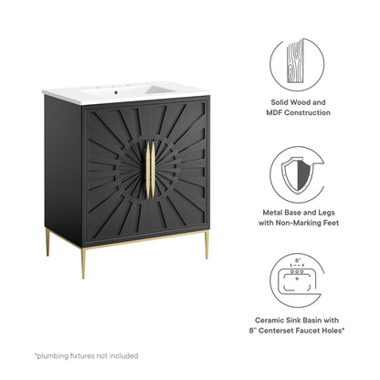 Awaken 30" Bathroom Vanity by Furniture For America