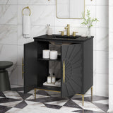 Briar 30" Bathroom Vanity in Black Black