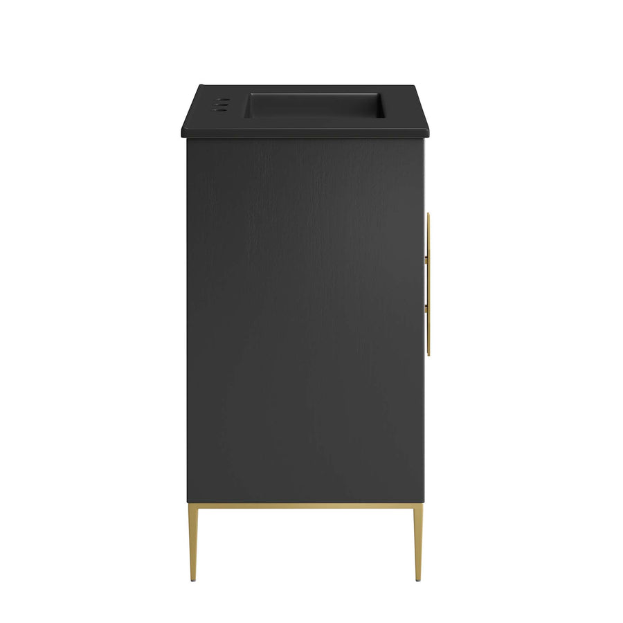 Briar 30" Bathroom Vanity in Black Black