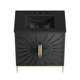 Briar 30" Bathroom Vanity in Black Black