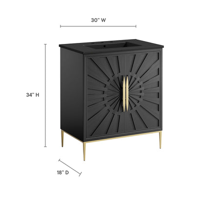 Awaken 30" Bathroom Vanity by Furniture For America