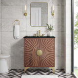 Ridge 30" Bathroom Vanity in Black Walnut