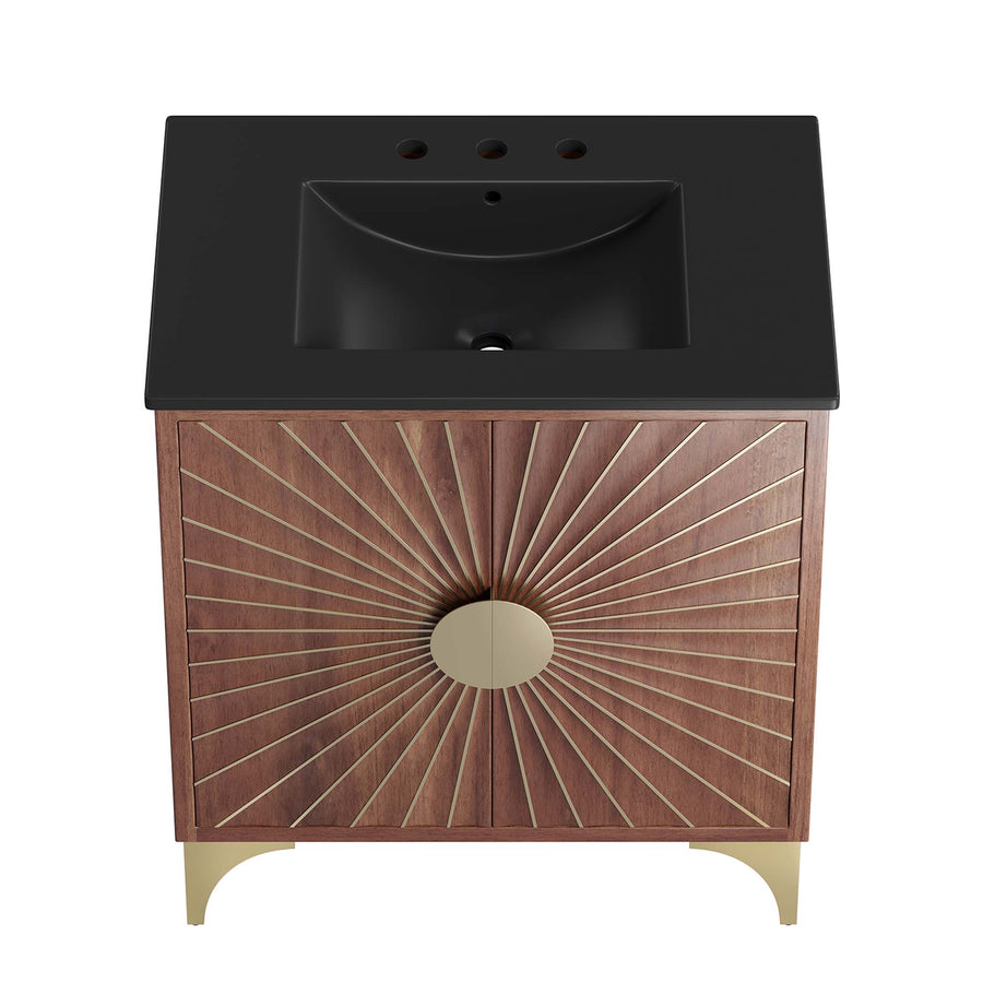 Ridge 30" Bathroom Vanity in Black Walnut