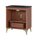 Ridge 30" Bathroom Vanity in Black Walnut