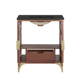 Ridge 30" Bathroom Vanity in Black Walnut