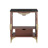 Ridge 30" Bathroom Vanity in Black Walnut