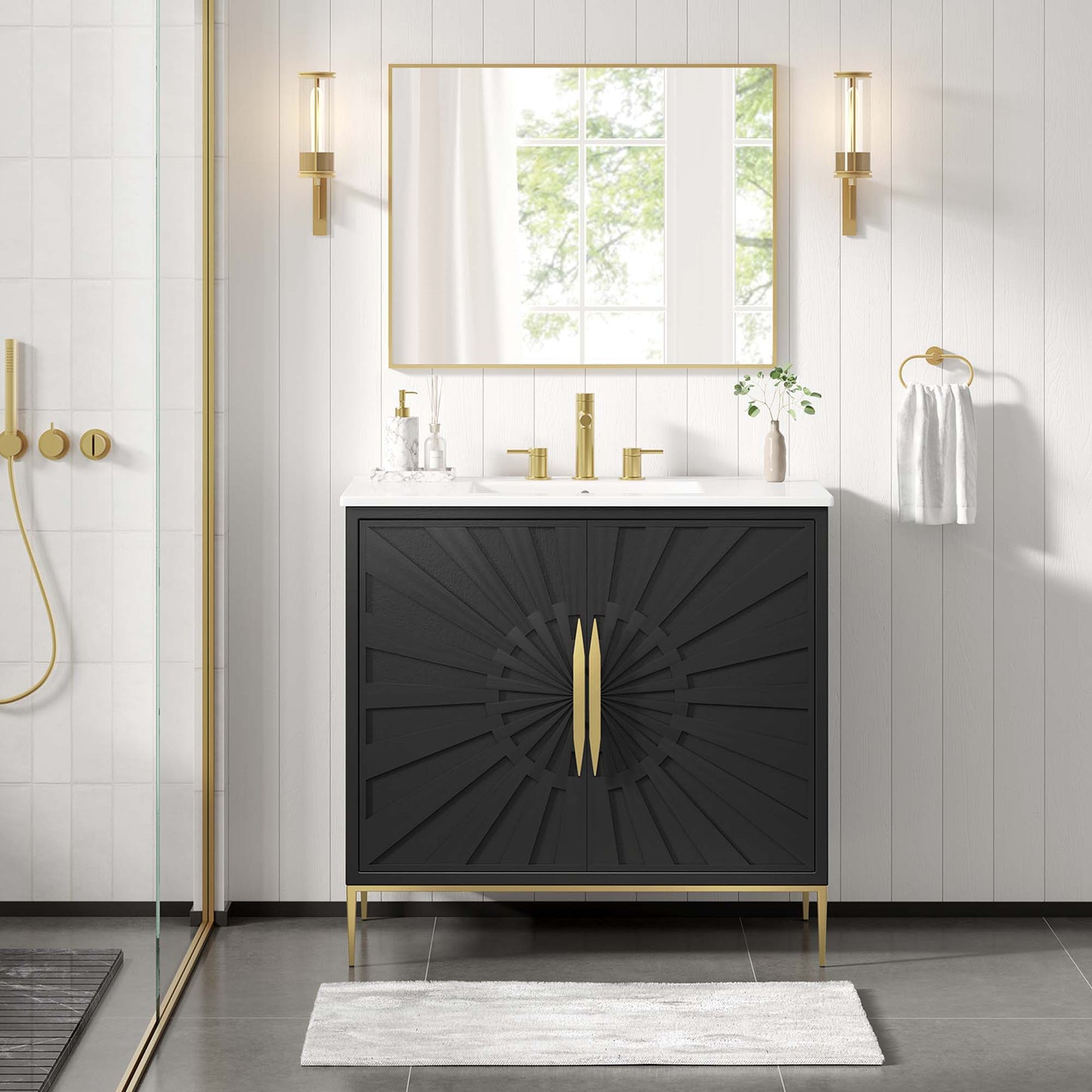Awaken 36" Bathroom Vanity by Furniture For America