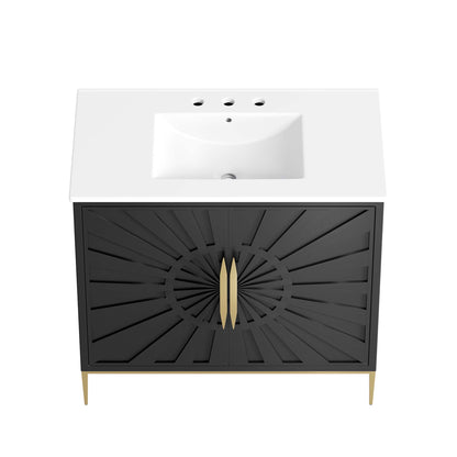 Awaken 36" Bathroom Vanity by Furniture For America