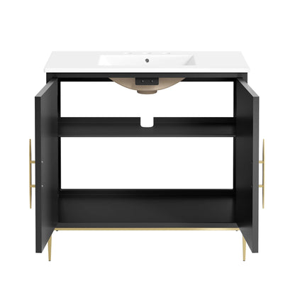 Awaken 36" Bathroom Vanity by Furniture For America